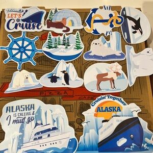 Alaska Cruise Themed door magnets